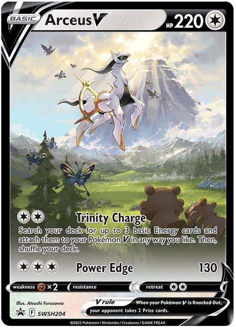 arceus promo card.